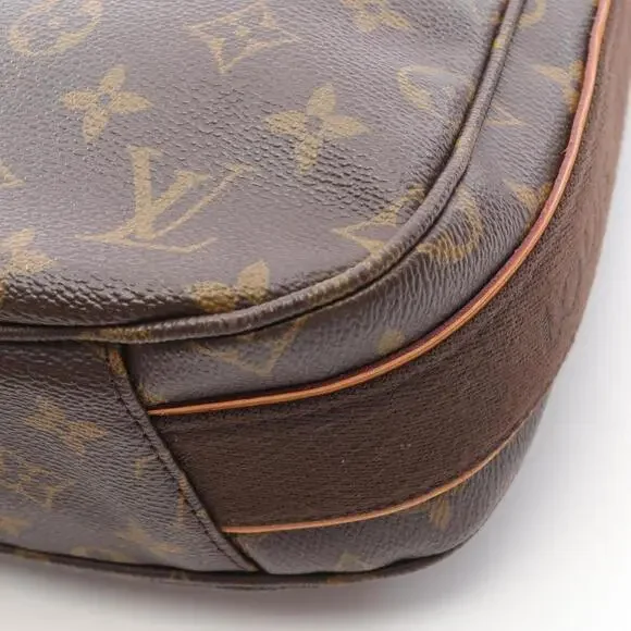 LOUIS VUITTON Authentic Brown Monogram Coated Canvas Messenger Shoulder Bag - Picture 10 of 10